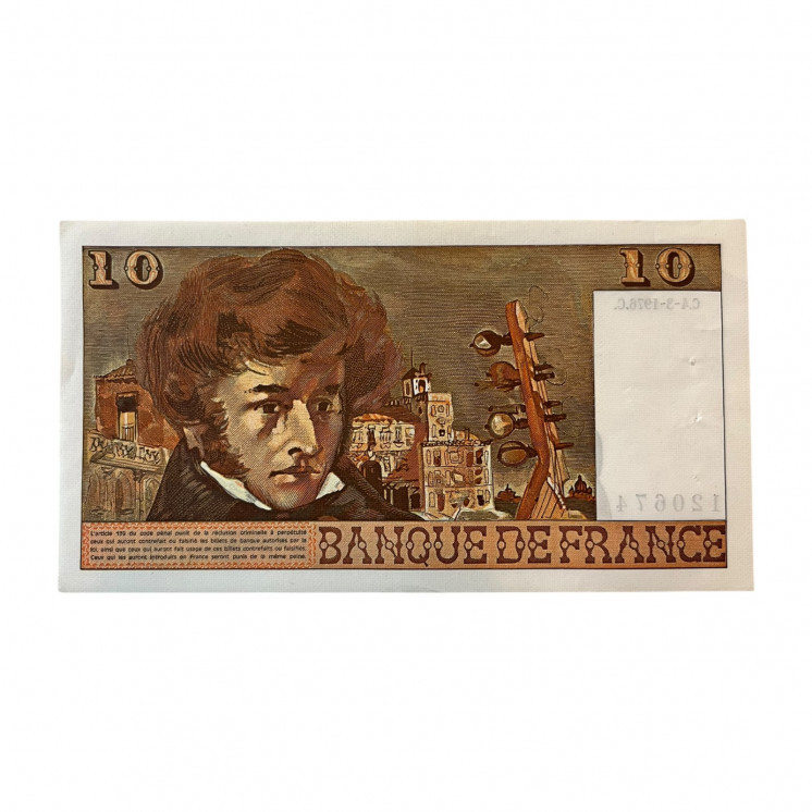 10 Francs Berlioz, 1976