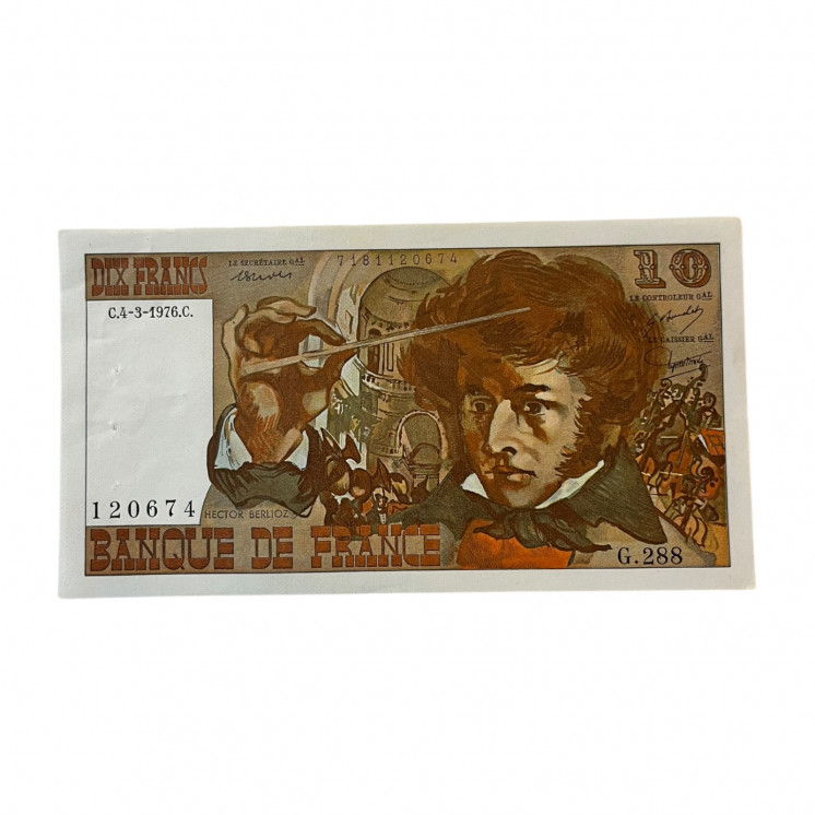 10 Francs Berlioz, 1976