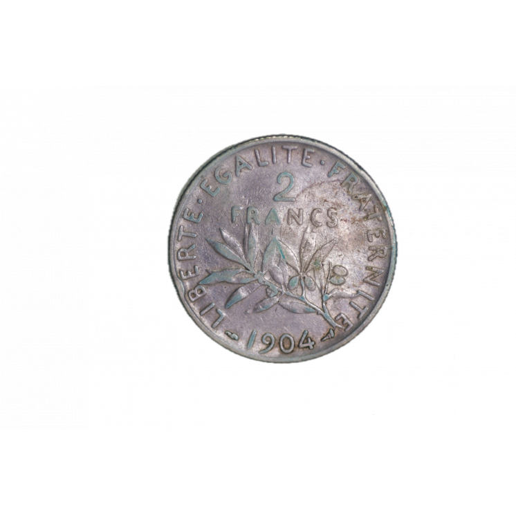 2 Francs Semeuse 1904, Argent