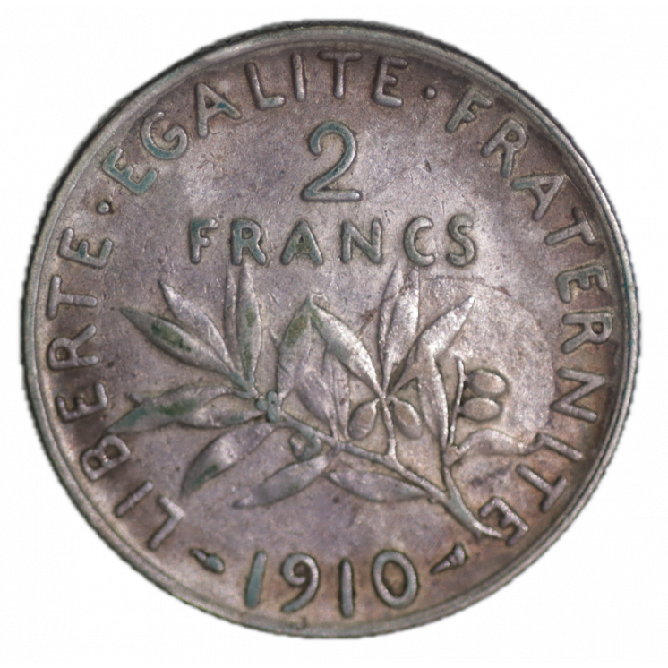 2 Francs Semeuse 1910, Argent