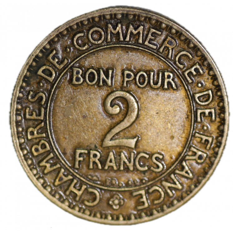 Bon pour 2 Francs Chambre de commerce 1922