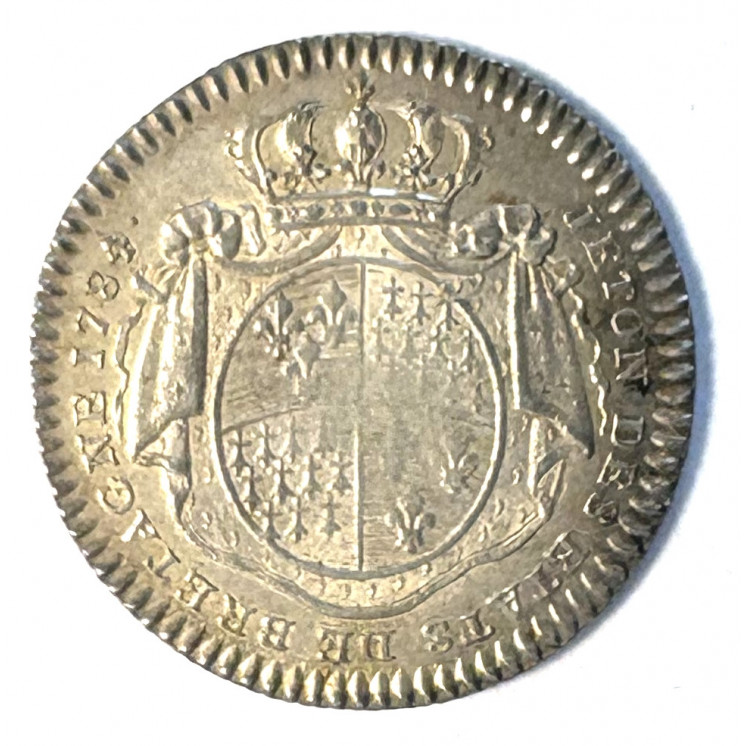 Jeton des Etats de Bretagne, Louis XVI 1784, Argent