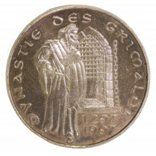 100 Francs Monaco Dynastie 1997, Argent