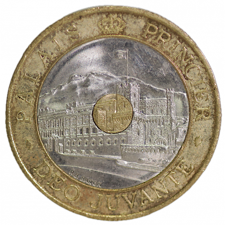 20 Francs Monaco 1992, Palais princier