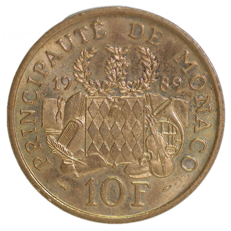 10 Francs Monaco 1964 Fondation du Prince Pierre