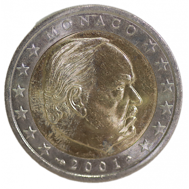 2 Euros Rainier III, 2001