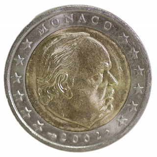 2 Euros Rainier III, 2002