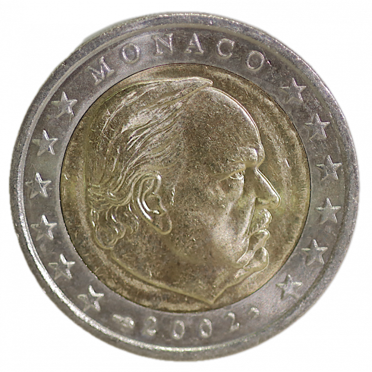 2 Euros Rainier III, 2002