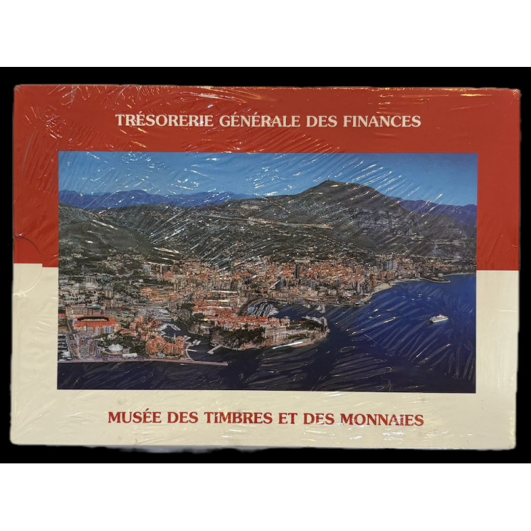 Coffret Brillant Universelle (BU) Monaco 2002, série de 1 centimes à 2 euros