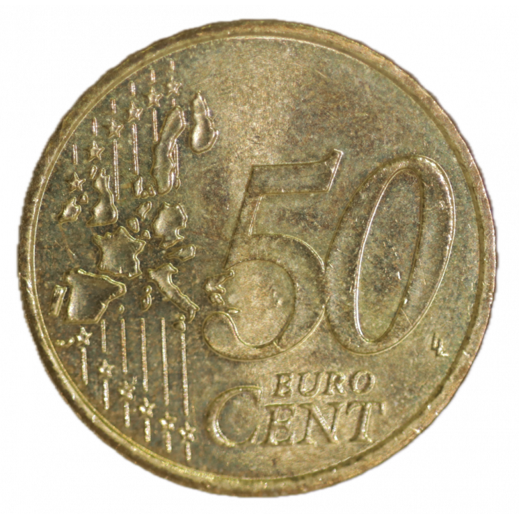 50 Centimes Euros Monaco 2001