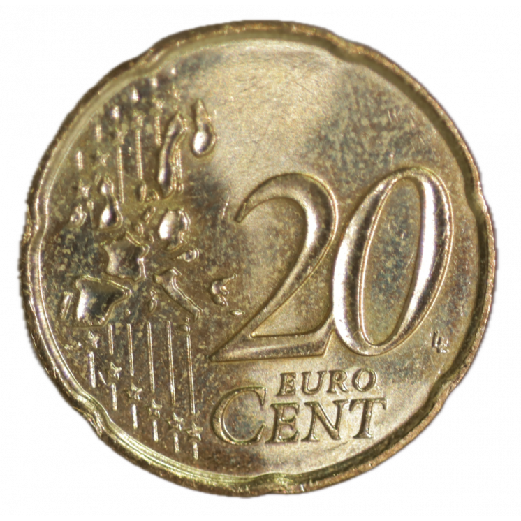 20 Centimes Euros Monaco 2001