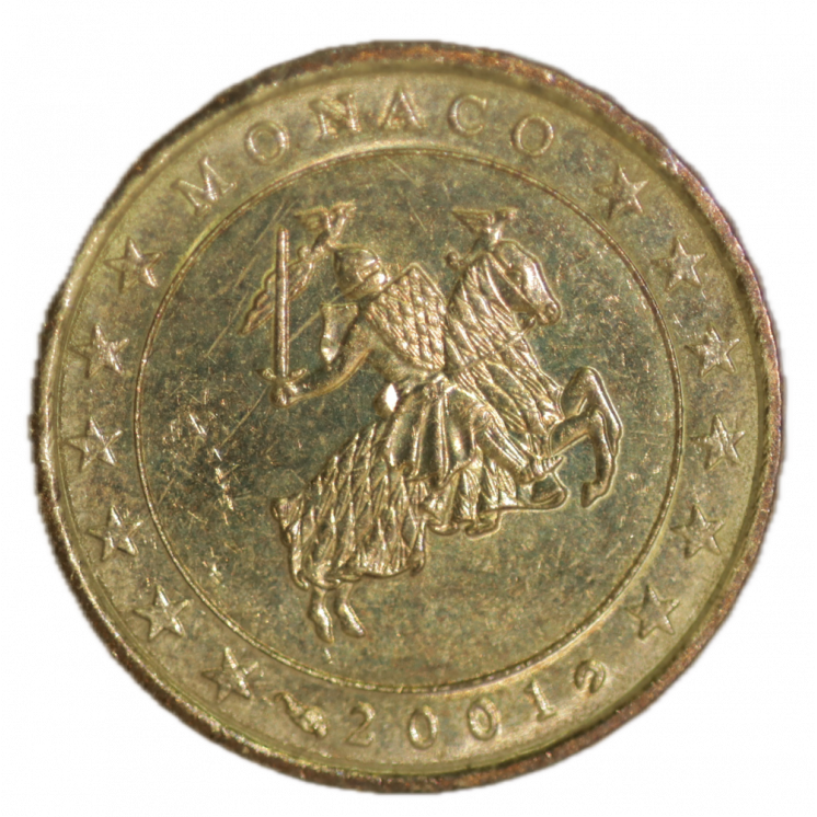 10 Centimes Euros Monaco 2001