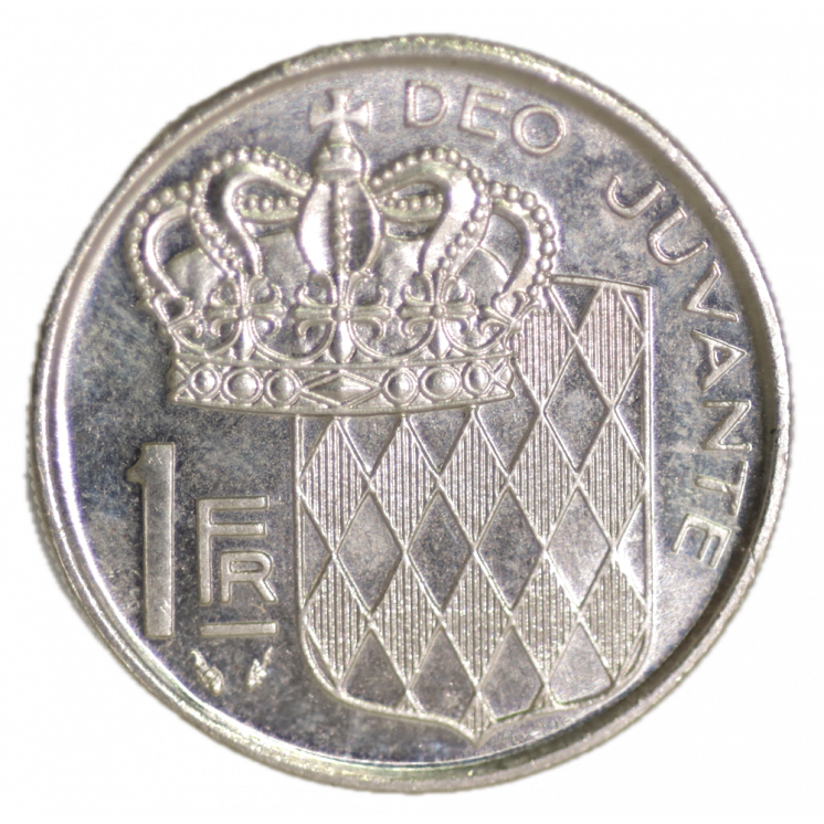 1 Franc Rainier III, 1989 Monaco