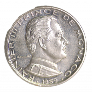 1 Franc Rainier III, 1989 Monaco