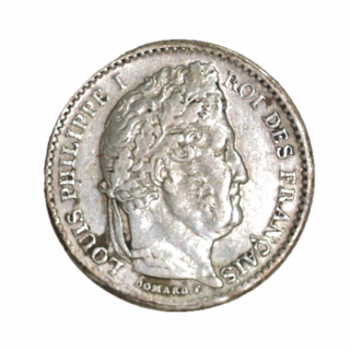 25 Centimes de Franc, 1845 B