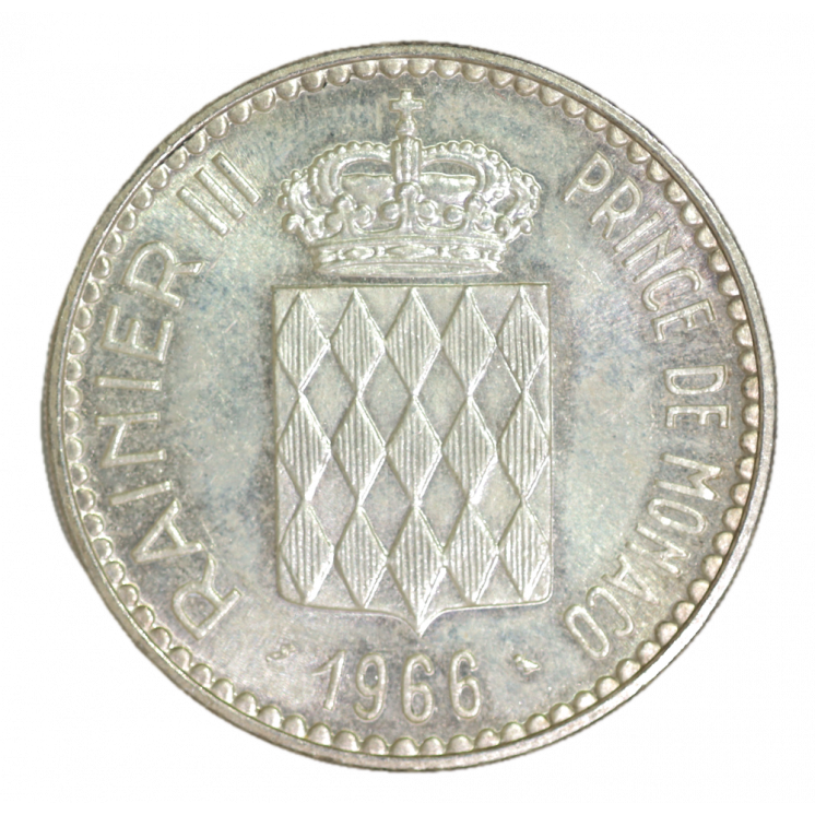 10 Francs Charles III, Monaco 1966