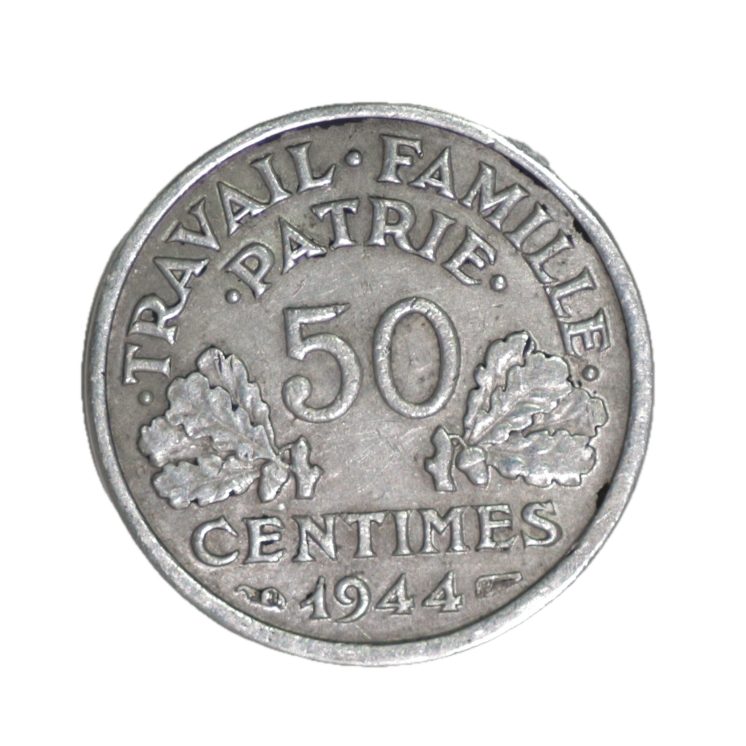 50 Centimes 1944 C