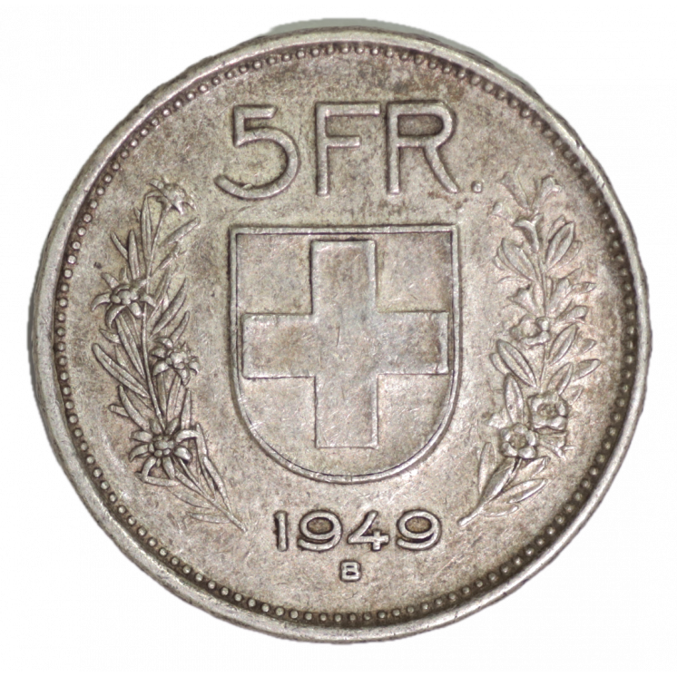 5 Francs Suisse 1949