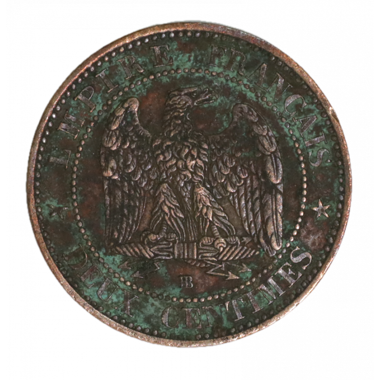 2 Centime Napoléon III 1861 BB (Strasbourg)