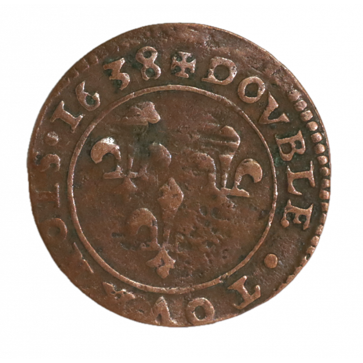 Double Tournois Louis XIII 1638