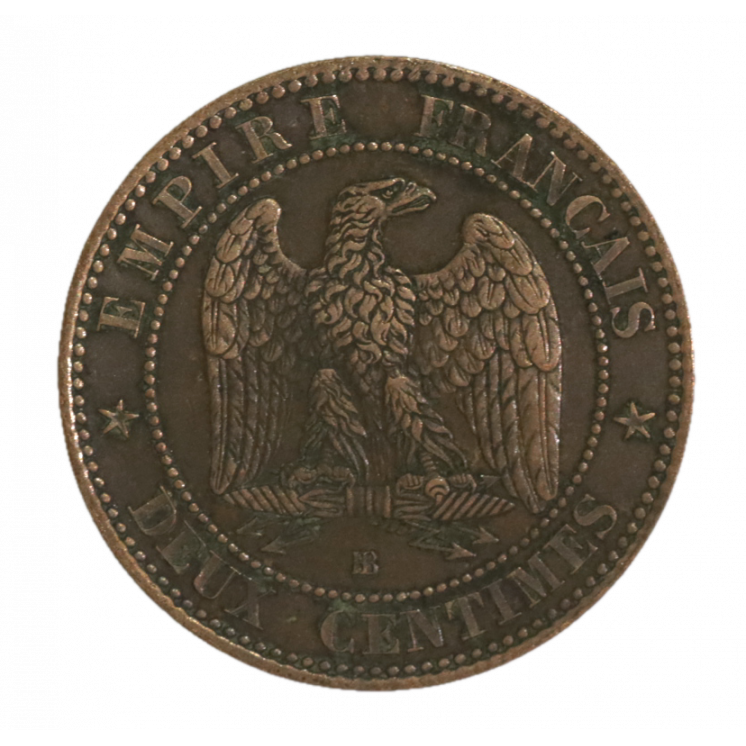 2 Centime Napoléon III 1861 BB (Strasbourg)