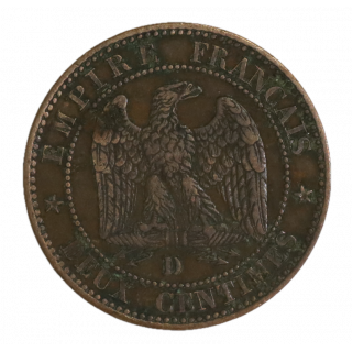 2 Centime Napoléon III 1857 D (Lyon)