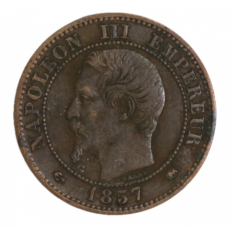 2 Centime Napoléon III 1857 D (Lyon)