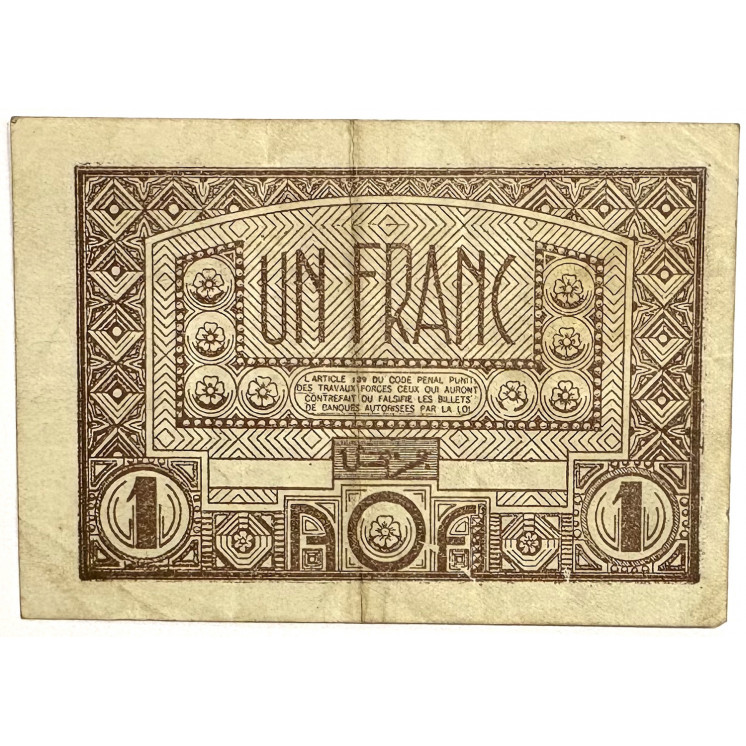 Billet 1 Franc Afrique occidentale Française