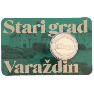 2024 - Croatie, Coincard 2 euros Château de Varaždin