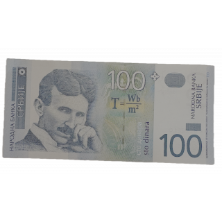 Billet - Serbie, 100 Dinara 2013