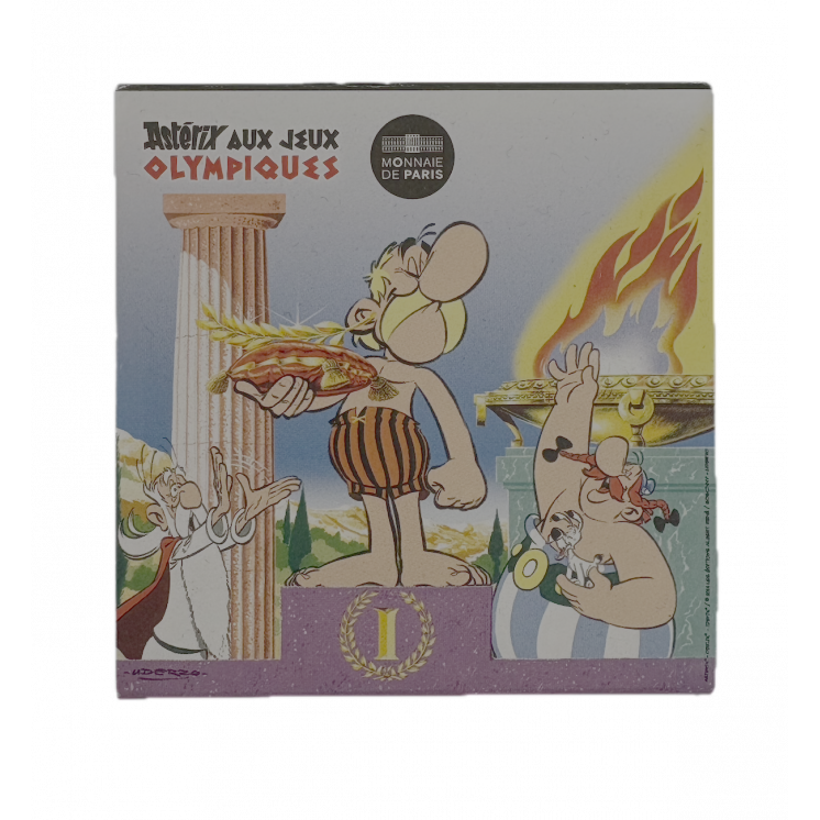 2024 - 10 Euros Astérix aux jeux olympiques, Argent, Monnaie de Paris