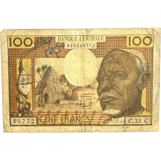 Billet 100 Francs des Etats de l'Afrique Equatoriale