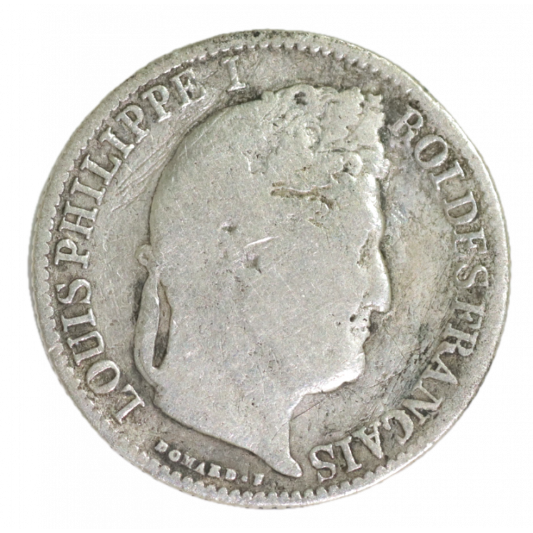 1/2 Franc 1837, Louis Philippe Ier