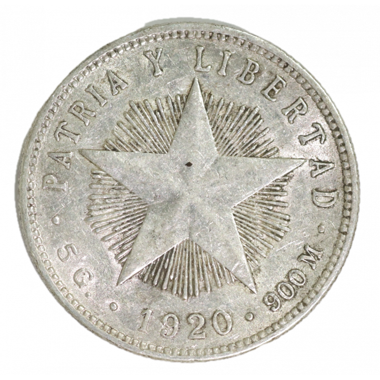 20 centavos, Cuba 1920