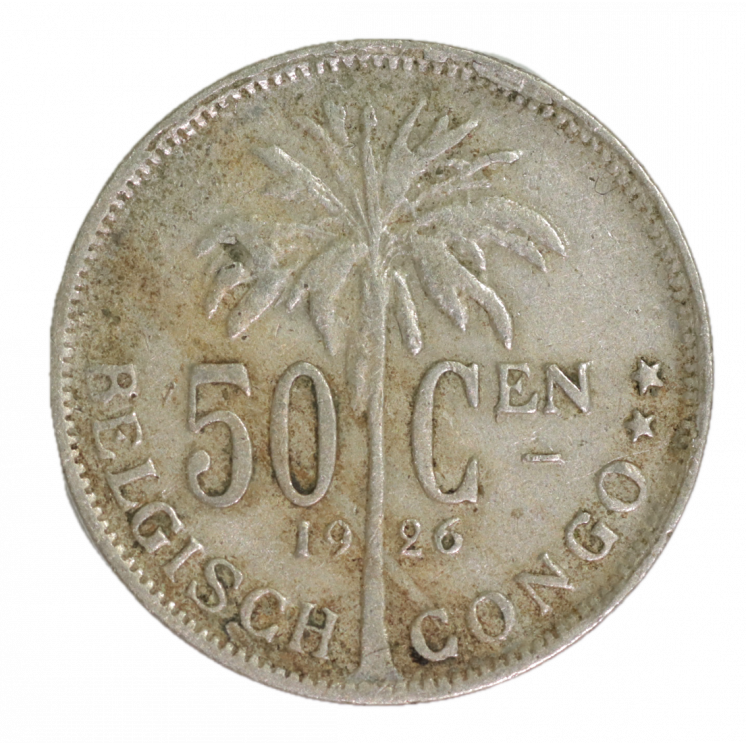 50 centimes, Congo Belge 1926