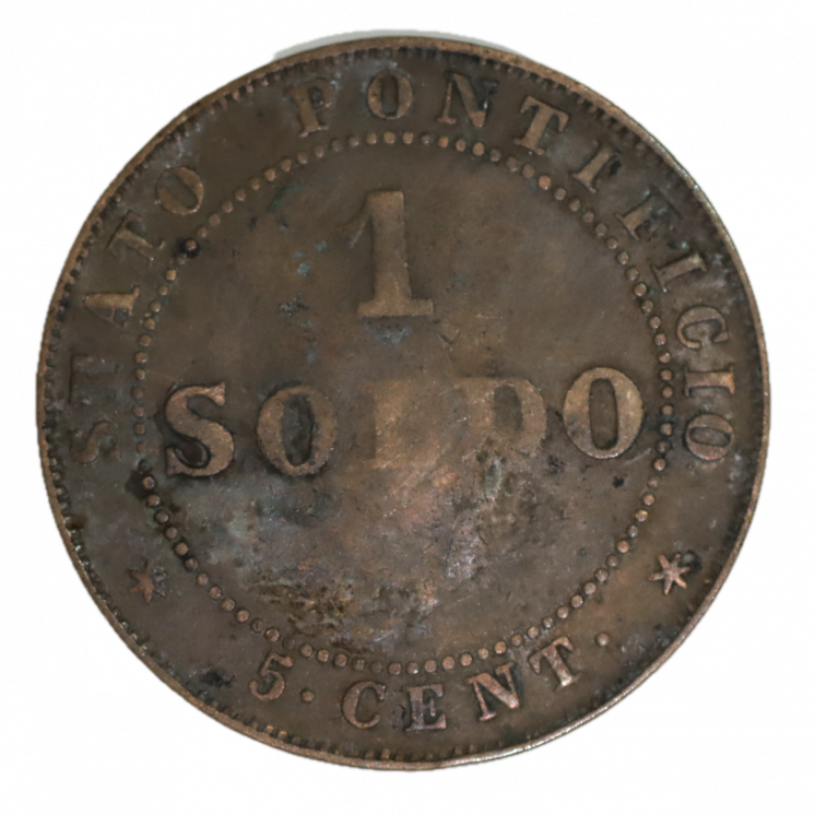 1 soldo, Pie IX, Vatican 1866