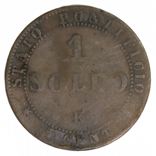 1 soldo, Pie IX, Vatican 1867