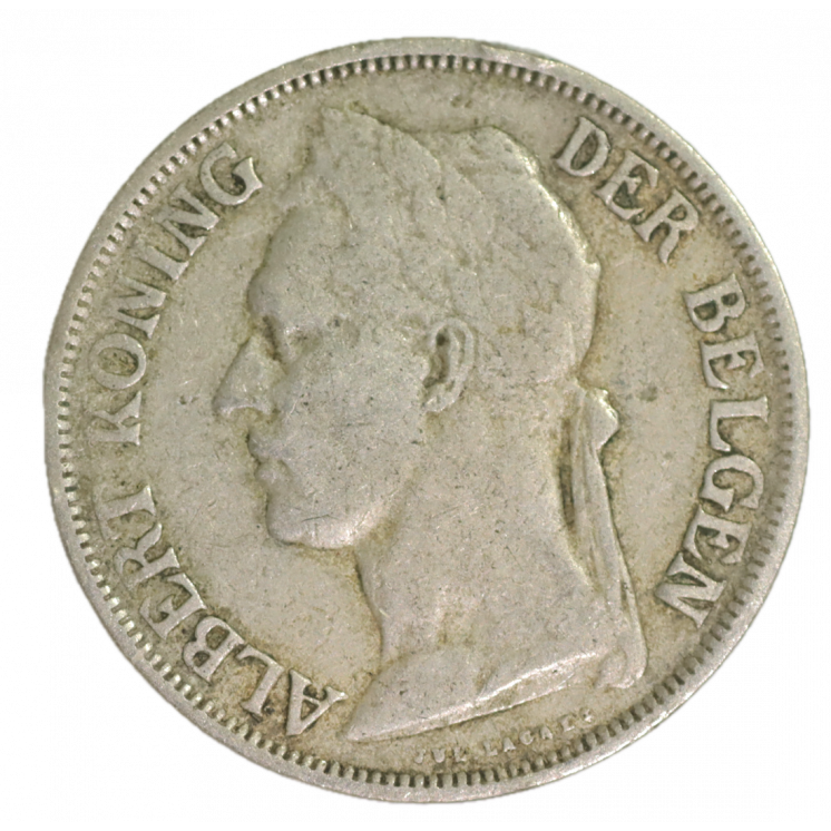 1 Franc Congo Belge Albert roi des Belges