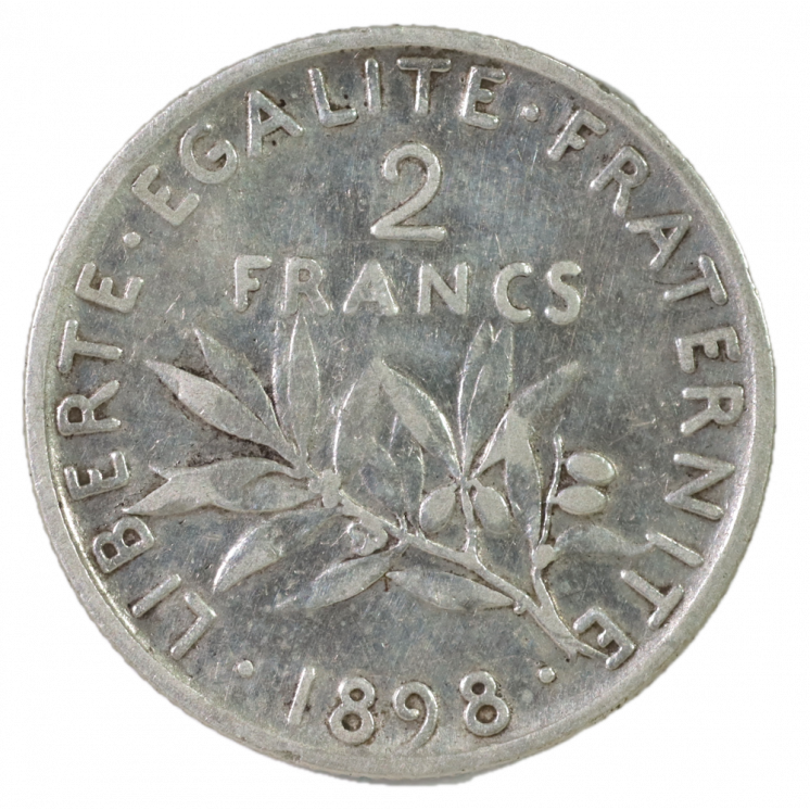 2 Francs Semeuse 1898