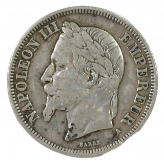 2 Francs 1868 A (Paris), Napoleon III