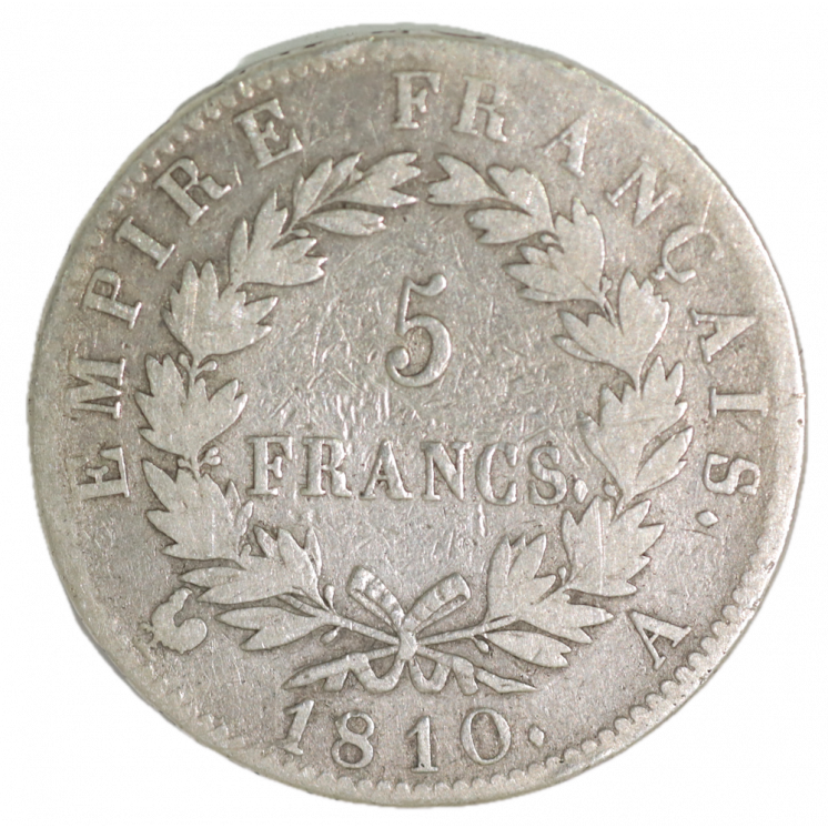 5 Francs 1810 A Napoléon