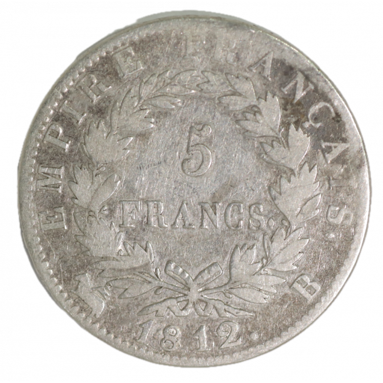 5 Francs 1812 B Napoléon