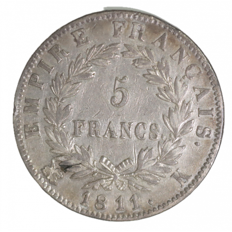 5 Francs 1811 K (Bordeaux) Napoléon