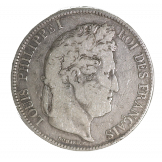 5 Francs 1834 B (Rouen) Louis Philippe Ier