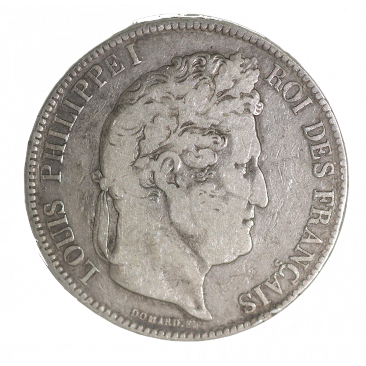 5 Francs 1834 B (Rouen) Louis Philippe Ier