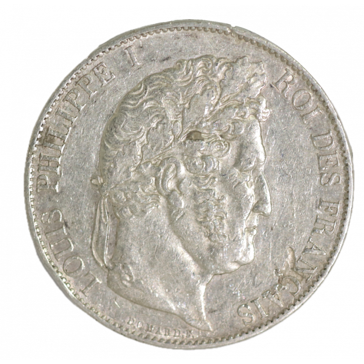 5 Francs 1845 W (Lille) Louis Philippe Ier