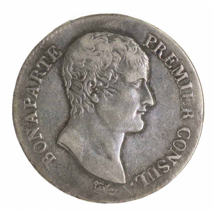 5 Francs An 12 A (Paris) Bonaparte Premier Consul