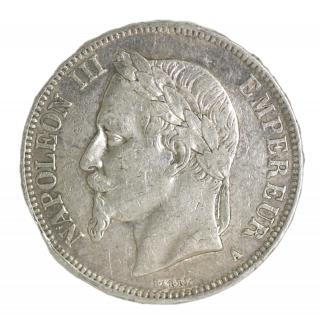 5 Francs 1867 A (Paris) Napoléon III