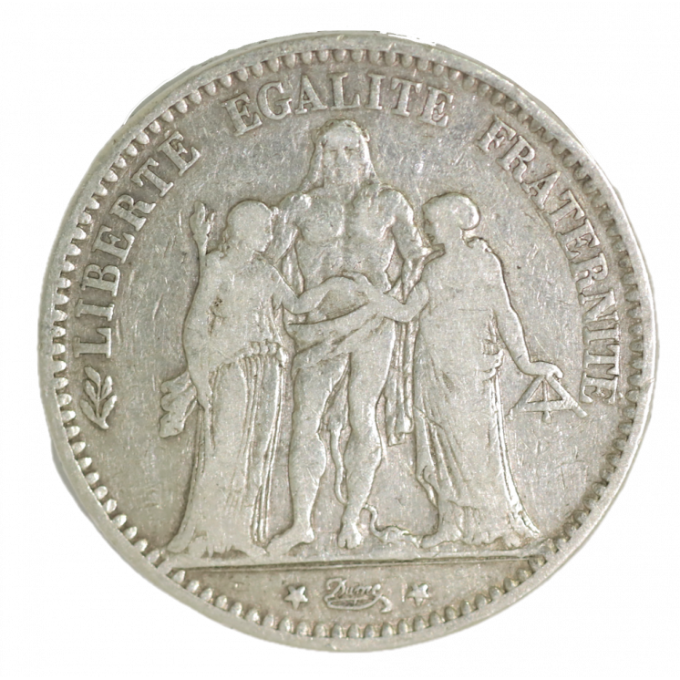 5 Francs Hercule 1873 K (Bordeaux)