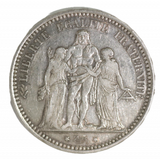 5 Francs Hercule 1873 A (Paris)